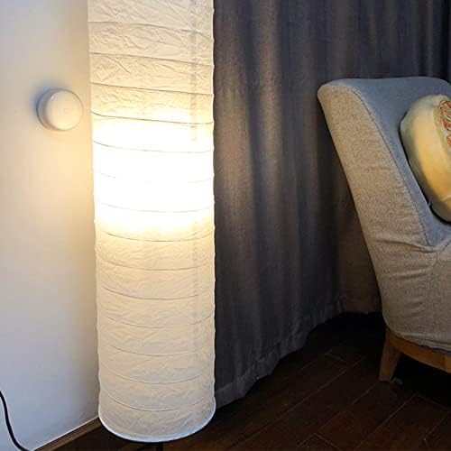 SOLUSTRE Alumni Paper Floor Lamp- Softlighting Minimalist Modern Contemporary with Paper Shade for Living Room Fits in Modern Room Decor Perfect for Bedroom Decor