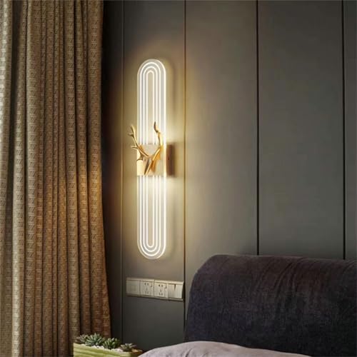 Cornamenta iluminación de pared para eliminar esquinas oscuras en la escalera