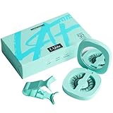 LAfabs Magnetic Eyelashes, Natural Series, Magnetic lashes with applicator, Reusable Glue-free Natural Lashes, Waterproof, Lightweight, Wispy lashes, Suit for Natural Makeup