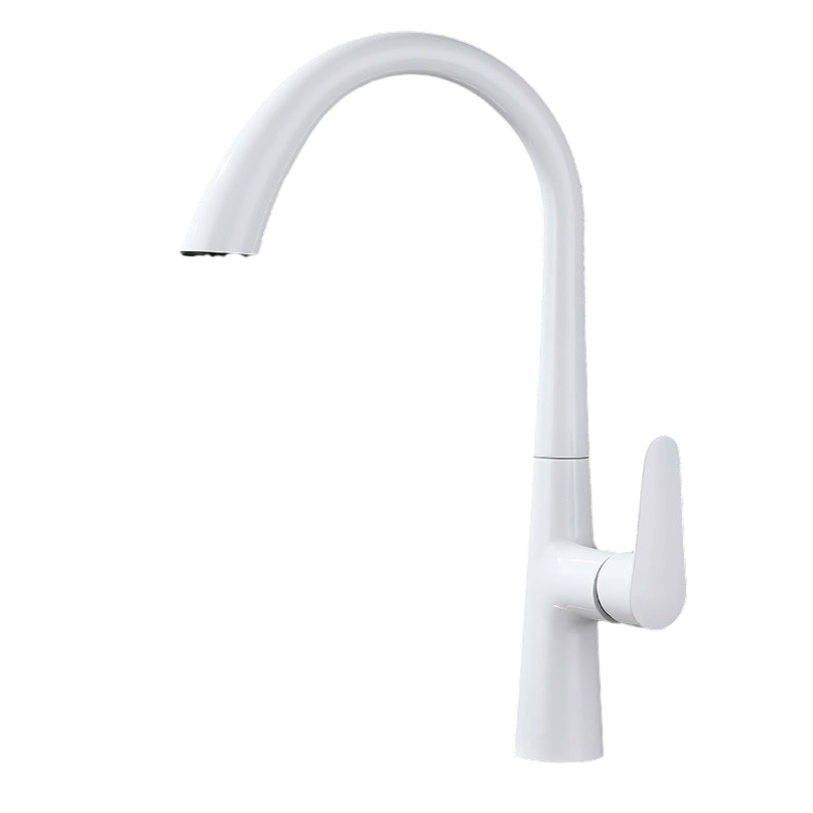 ZYCHSJXA Kitchen Mixer Taps Sink Hot and Cold Double Water Faucet Hidden Household Pull-Out White