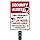 SmartSign â€œSecurity Alert - This Home Under 24 Hour Surveillance, Trespassers Will Be Prosecutedâ€ EG Reflective Adhesive Labels, Red, Black and White, Set of 3 (2-4 x 4 inch, 1-2.75 x 2.75 inch)