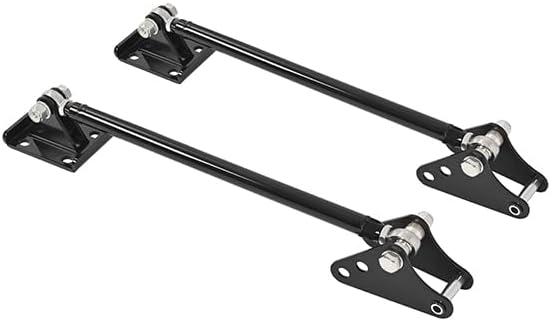 ALMULOO Traction Tie Bar Compatible with 1973-1987 GMC Chevrolet C10 C15 Powder Coated Steel Black