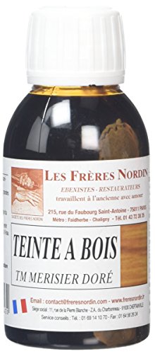 Les Frères Nordin 410543 Teinte à Bois Merisier Dore 125ml