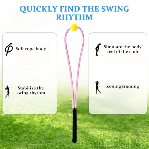 Corde swing de golf pour améliorer l'équilibre et la frappe de balle