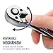 WORKPRO 1/4-Inch Drive Ratchet Wrench, 72-Tooth Reversible Ratchet, Quick-Release 1/4 Drive Ratchet Handle, CR-MO Head, Chrome Plated Finish