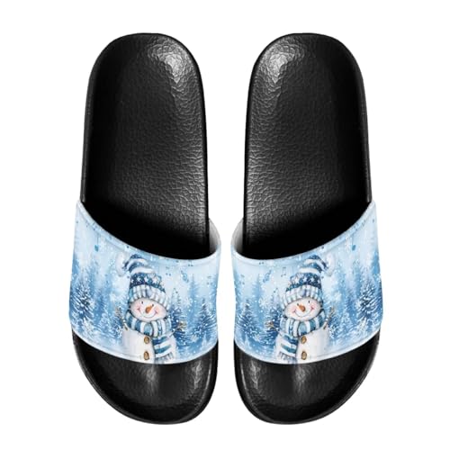 Image of Open Toe Slippers for Women Rubber Slides Womens Sandal Slippers