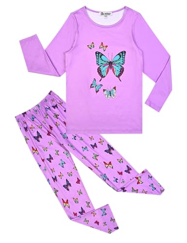 Jxstar Pajamas for Girls Unicorn Pj Set Kids Long Sleeve Fall Winter Sleepwear …