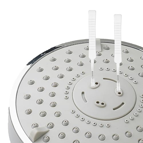 Image of 80pcs Shower Head Cleaner Picks Tools, Including 30 Cleaning Brushes & 50 Showerhead Hole Brushes Practical Unclogger Tools for Small Holes Sink Gaps (Orange, White)