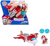 Paw Patrol Patrulla Canina - Pack Figura Marshall Air Rescue Y HIDROAVIÓN Lanza PROYECTILES - Patrulla Canina Juguetes - Regalo Niño 3 años + - 6071174 - Juguetes Niños 3 años +