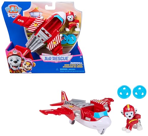 Paw Patrol Patrulla Canina   Pack Figura Marshall Air Rescue Y HIDROAVIÓN Lanza PROYECTILES   Patrulla Canina Juguetes   Regalo Niño 3 años +   6071174   Juguetes Niños 3 años +
