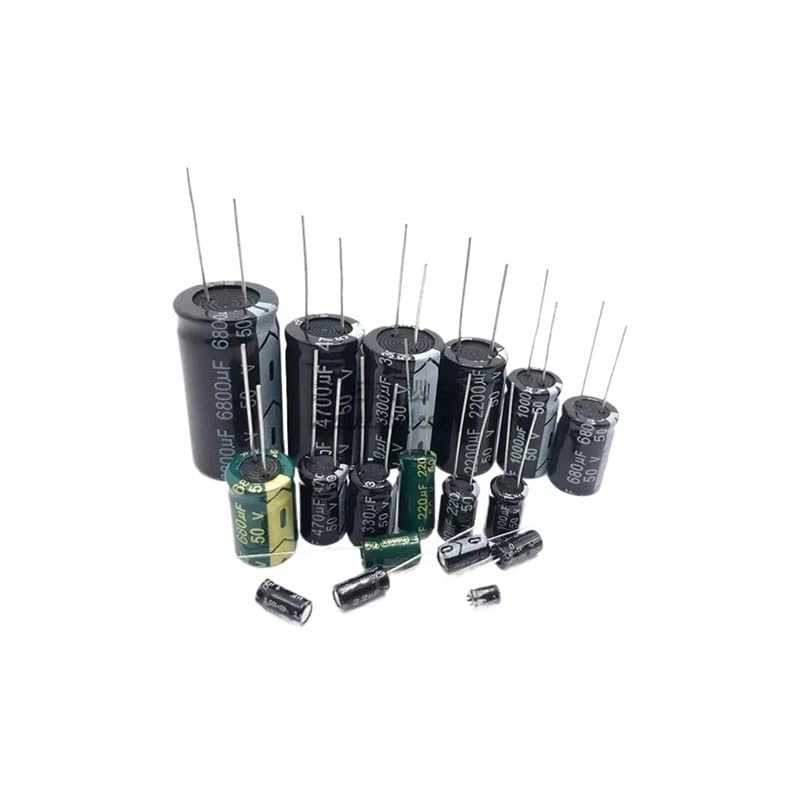 POWTAXBJGD 5PCS,Aluminum Electrolytic Capacitor 16V 25V 35V 50V 63V 100V 250V 150UF 220UF 330UF 470UF 680UF 1000UF 1500UF 2200UF 3300UF(15UF 400V 10x13)