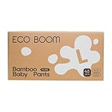 ECO BOOM Training Pants for Toddler Potty, Hypoallergenic for Sensitive Skin, Size 4 Suitable for 20 to 31lb (L - 48 Count)