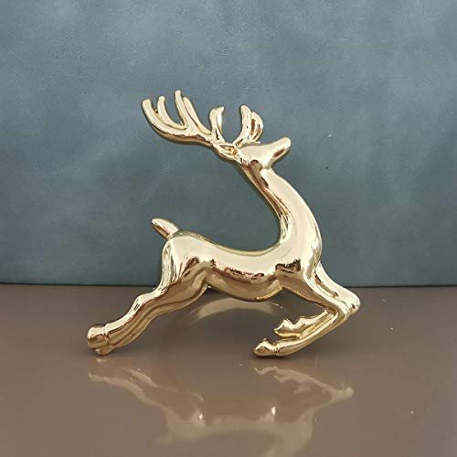 image for N/N Napkin Rings, 6Pcs Gold Elk Chic Napkin Rings for Place Settings, 