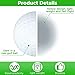 Kqcibz 100 Pcs Training Golf Balls Hollow Golf Plastic Ball with Mesh Drawstring Storage Bags for Training, White