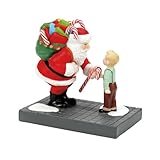 Department 56 Christmas in The City Village Accessories Sharing The Sweetness Santa Figurine- Hand Crafted Porcelain Mini Figurines Christmas Village Home Decor Collection, 2.87 Inch, Multicolor