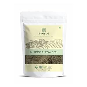 SAMYAM Bhringraj Herbal Hair Care Powder – 200g Pack | Herbal Hair Tonic, Hair Growth, Strong Hair