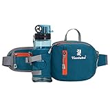 JERKKY Running Belt Jogging Radfahren Taille Gürteltasche Handytasche Sporttasche mit Flaschenhalter Organizer Lake Blue