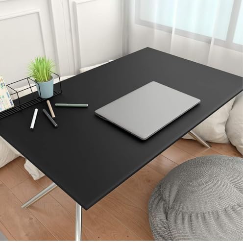 Image of ONETON Peel and Stick Black Matte Contact Paper Waterpoof Self Adhesive Decorative Wallpaper for Wall Kitchen Wallpaper for Bedroom (Black MATT WP, 12X50 inch)