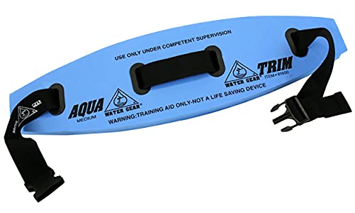 Water Gear Aqua Trim Flotation Belt - Water Exercise Equipment - Designed to Fit Your Body Type - Fully Adjustable Nylon Belt - Medium