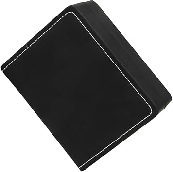 FSSTUD Black Single Slot Faux Leather Watch Box Holder Organizer Gift Case Jewelry Storage Box