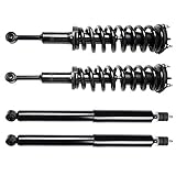 GDSMOTU Front + Rear Strut & Coil Spring Assembly Set for Toyota for Tundra 2007-2018 Complete Struts Shocks Assembly Replace 171119R 171119L