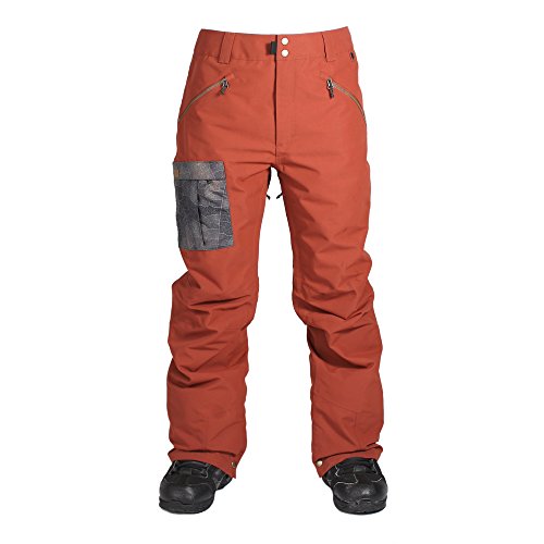 Ride Snowboard Outerwear Men's Yesler Pants, Rust, Small