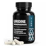 Uridinmonophosphat 500mg Tagesdosis – Hochdosiertes Nootropikum – 60 Kapseln – Für Gedächtnis, Konzentration, Stimmung, Energie, Schlaf & Regeneration, Zellgesundheit & Vitalität – Vegan, Ohne Zusätze