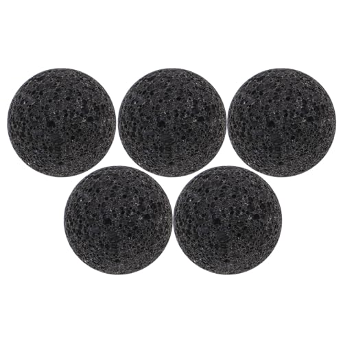 Abaodam 5 Stück Vulkanstein Saunasteine Dampfbadzubehör Saunasteine Dampfsaunasteine Vulkansteine Natursaunasteine Saunaofensteine Für Den Innenbereich Schwarz