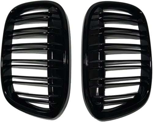 Rejilla antiniebla para coche y rejilla riñón delantera para BMW X1 F48 2016-2019 4