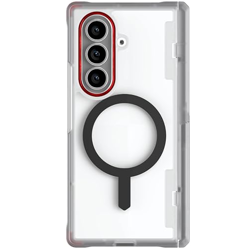 Image of Ghostek Covert Clear Galaxy Z Fold 7 Case with Built-in Kickstand, MagSafe and Full Hinge Protection Designed for 2025 Samsung Galaxy Fold7 (8 inch) (Clear)