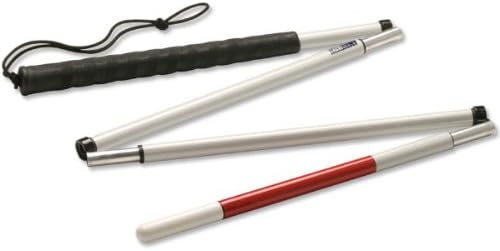 Ambutech Fibergls 4-Sec. Folding Cane-Pencil- 54in