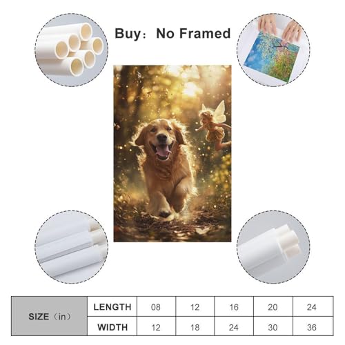 Impression Labrador Retriever poster grand format pour mur vide