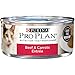 Purina Pro Plan Grain Free Wet Cat Food Pate, COMPLETE ESSENTIALS Beef & Carrots Entree Classic - 5.5 oz. Can