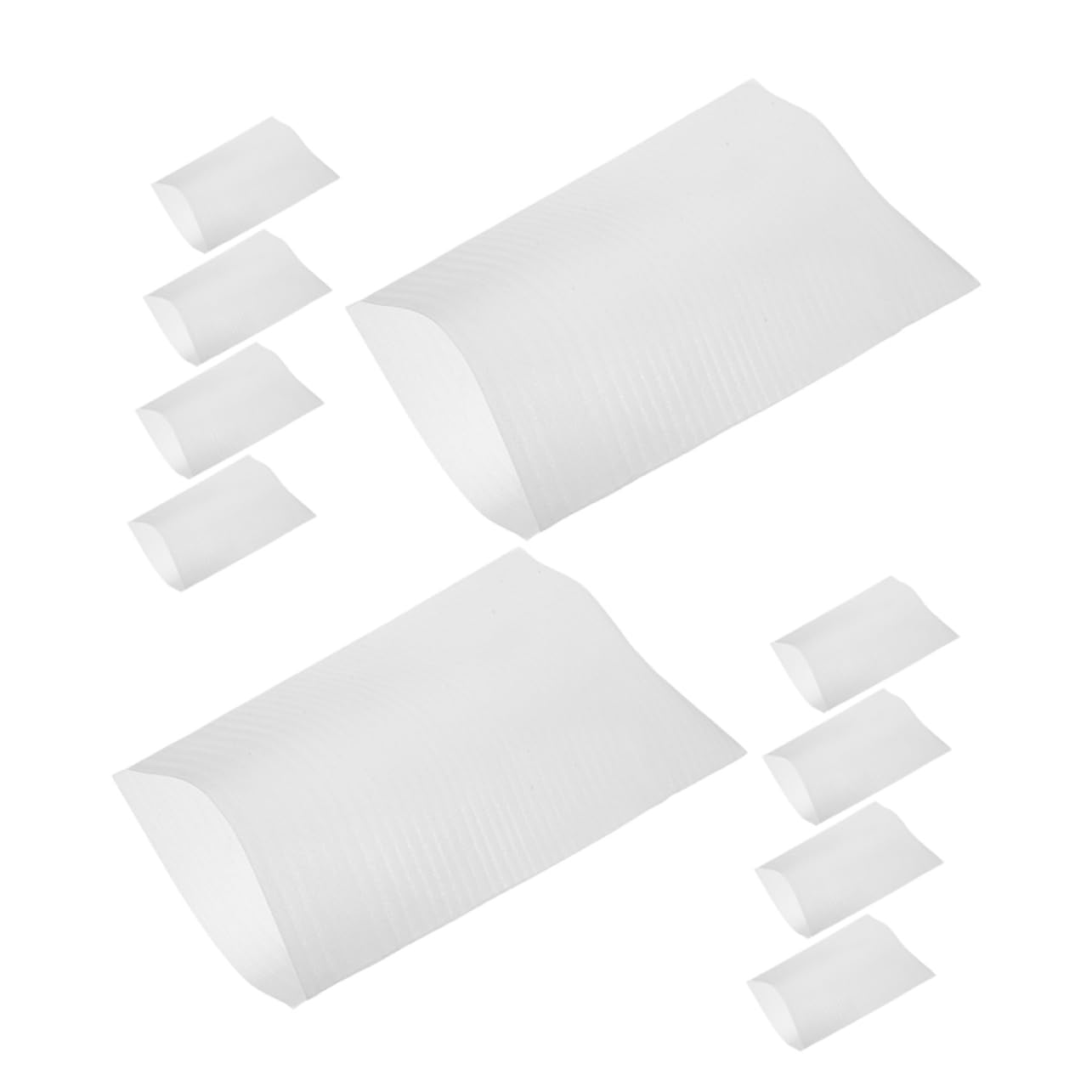 OSALADI 100pcs Thickened White Foam Packing Pouches for Moving Cushioning Bags for Glasses and Dishes Shockproof Packing Supplies for Fragile Items