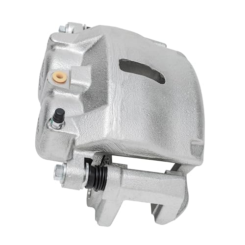 Image of Detroit Axle - Front Right Brake Caliper for 2005 2006 2007 2008 Ford F-150 Lincoln Mark LT, Passenger Side Disc Brake Caliper with Bracket Replacement