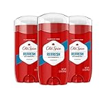 Old Spice Aluminum Free Deodorant for Men, High Endurance Refresh, 3 oz each, Pack of 3