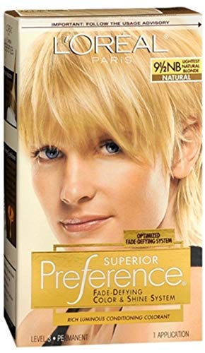 L'Oreal Superior Preference - 9-1/2NB Lightest Natural Blonde (Natural) 1 Each (Pack of 6)