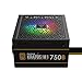 GAMDIAS RGB Gaming PC Power Supply 750W 80 Plus Bronze Certified 750 Watt PSU for Computers with Active PFC, Kratos M1-750B