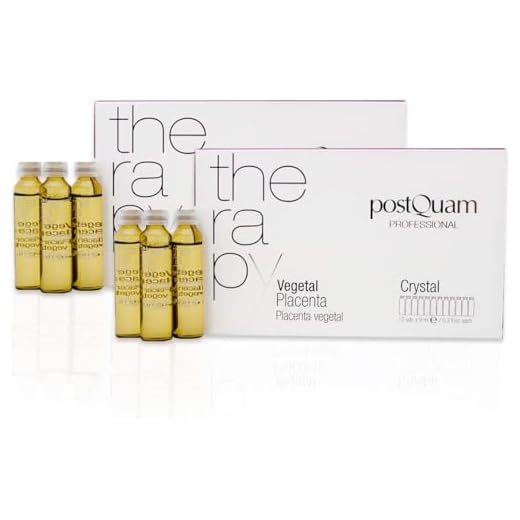 PostQuam - Pack Ampolletas de Placenta Vegetal para el Pelo | Estimula la Circulación y Previene la Caída del Cabello - 24 Ampollas de 9 ml, unisex