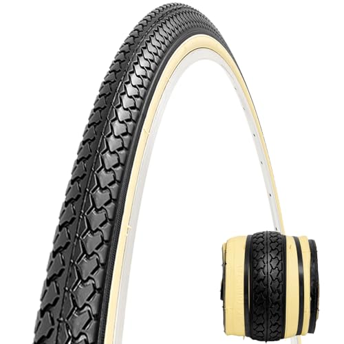 MOHEGIA 1本 27×1 3/8 自転車 タイヤ: 27インチ 37-630 軽快車 耐摩耗 街乗り通勤 アーバンバイク、ママチャリ対応 - 折りたたみ式 交換用タイヤ - スキンサイド