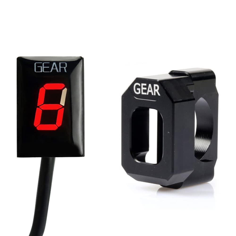 1-6 Velocidad Pantalla LED Indicador de marcha Medidor de pantalla a prueba de agua para SUZUKI GSF 1250 GSF650 Bandit DL650 DL1000 VStrom GSXR 600 GSX-R750 SV 1000 SV650 VL800 RM-Z250