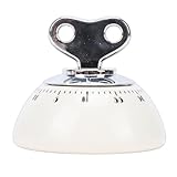 [Conseils pratiques d'utilisation] Pour des performances optimales, évitez de tourner la poignée au-delà de la barre des 55 minutes.notez que le réglage de la minuterie directement à l'heure souhaitée peut entraîner un carillon plus doux.en tant qu'appareil mécanique, attendez-vous à une légère variation de 1 à 3 minutes dans la précision du timing.