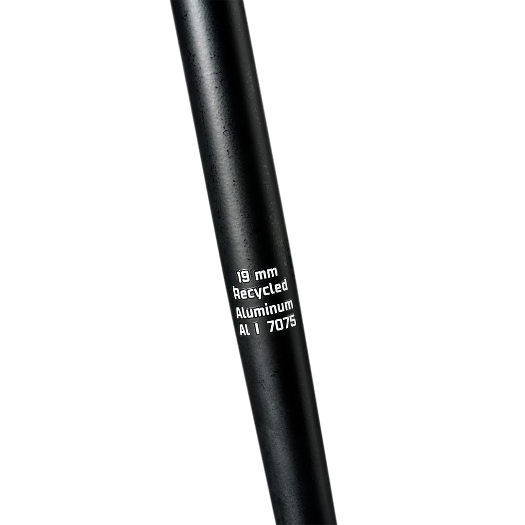 kang Recycled 19 Freeride | Bâtons de ski de qualité supérieure | Aluminium recyclé de haute qualité | Alpin | Unisexe Femme Homme | Noir Rouge Beige | 1 paire 430 g
