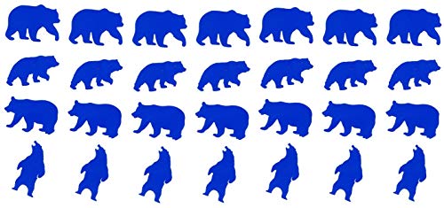 Bear Collection (Bear Vinyl Stickers Blue)