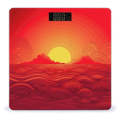 Báscula digital baño FekiLoot con pantalla grande miniatura 1