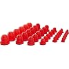 Speedway Motors Plastic AN Fitting Cap and Plug Kit, 144-Piece Set, Premium Red Plastic Seals Hoses and Blocks Out Dirt, Kit Contains Multiple AN Fitting Cap Sizes