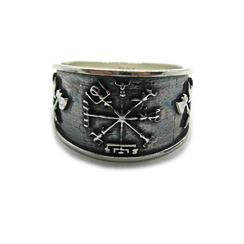 Bague viking Vegvisir argent 925 Empress R001959 pour le style quotidien