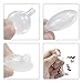 Andiker 10 Stück Squeakers Reparatur, transparentem Kunststoff quietscher zum einnähen für Spielzeug für Haustiere (30 mm)
