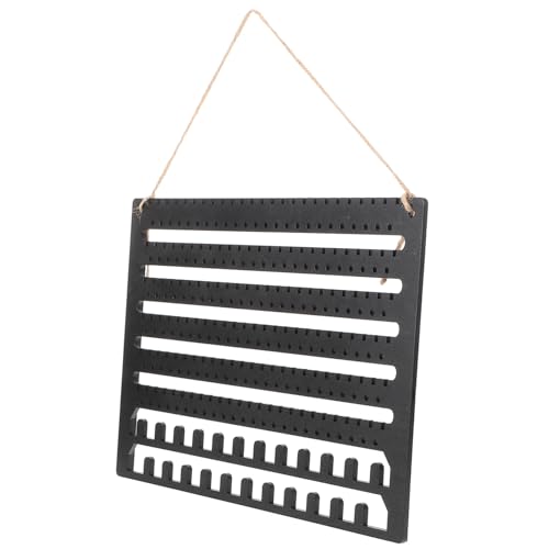 PACKOVE Organizador De Joyería De Madera Soporte Pared Para Pendientes y Collares Exhibidor De Accesorios Murales Para Pendientes Colgantes y Anillos Almacenamiento Amplio y Elegante