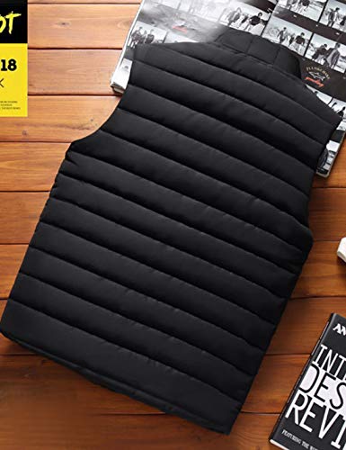 Flygo Men's Classic Zip Up Lightweight Vest Outdoor Padded Quilted Vests Jackets2